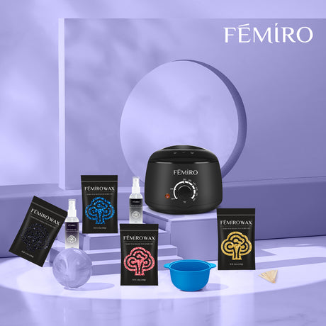 Femiro Waxing Kit Hair Removal Wax Hard Wax Beans Home Use Wax Kit